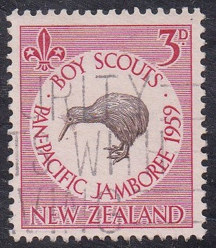 New Zealand # 326 (1959) Kiwi - Sgl, Used