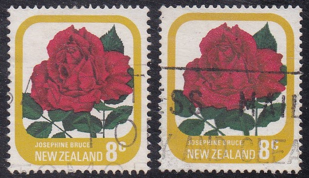 New Zealand # 591, 591a (1976) Flower - Sgls, Set/2, Used