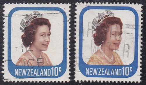 New Zealand # 648, 648a (1977) Elizabeth II - Sgls, Set/2, Used