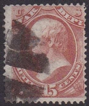O90 (1873) Official Mail, War Department - Sgl, Used [3]