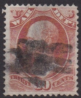 O92 (1873) Official Mail, War Department - Sgl, Used, FVF [2]