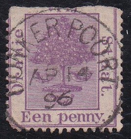 Orange River Colony # 4 (1894) Orange Tree - Sgl, Used