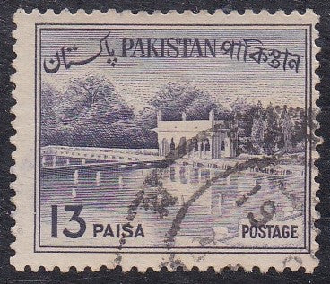 Pakistan # 135a (1963) Shalimar Gardens - Sgl, Used