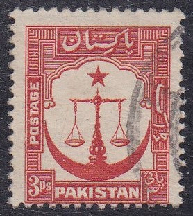 Pakistan # 24a (1954) Scales - Sgl, Used