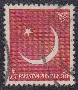 Pakistan # 83 (1956) Crescent - Sgl, Used