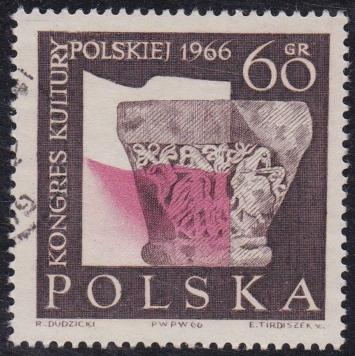 Poland # 1450 (1966) Cultural Congress - Sgl, Used