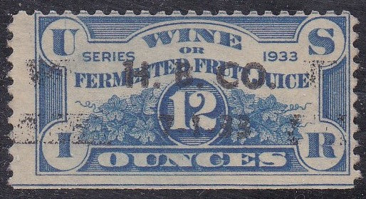 # REF4 (1933) Fermented Fruit Juice (Wine) - Sgl, Used, 7-1-33 [4]