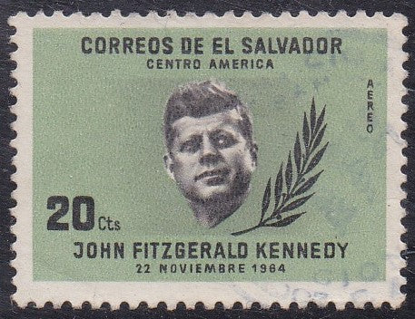 El Salvador # C212 (1964) JFK - Sgl, Used