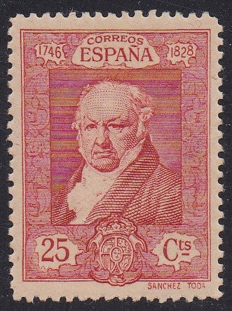 Spain # 392 (1930) de Goya - Sgl, MNH