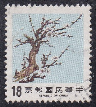 Taiwan # 2497 (1986) Plum Tree - Sgl, Used