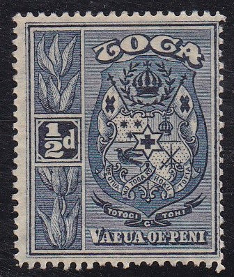 Tonga # 38 (1934) Coat of Arms - Sgl, MH