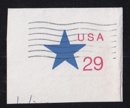 # U619 (1991) Star - Cut Square, Used [1]