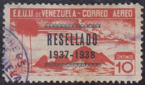 Venezuela # C66 (1937) Flight - Sgl, Used