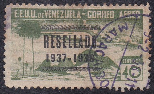 Venezuela # C68 (1937) Flight - Sgl, Used