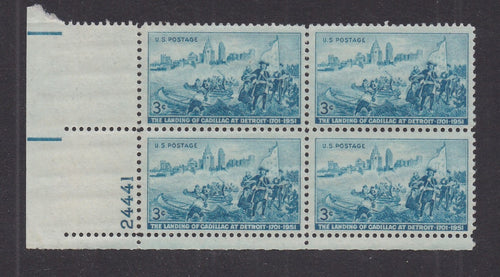 # 1000 (1951) Landing of Cadillac - PB, LL #24441, MNH