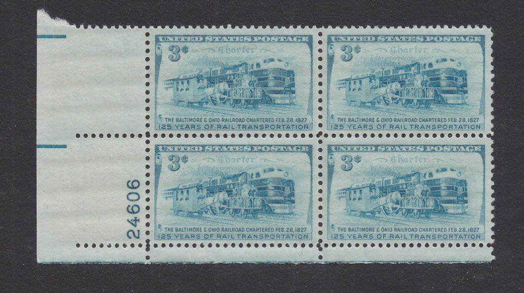 # 1006 (1952) B&O Railroad - PB, LL #24606, MNH