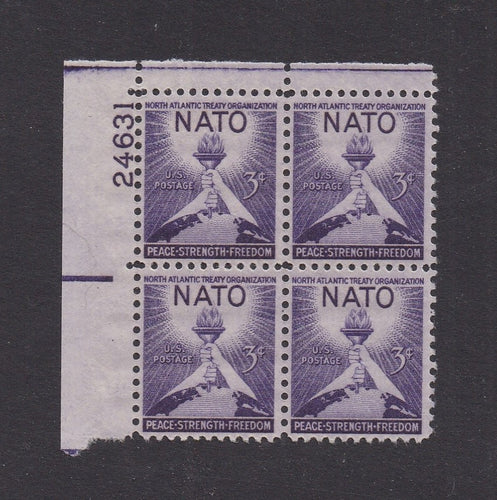 # 1008 (1952) NATO - PB, UL #24631, MNH