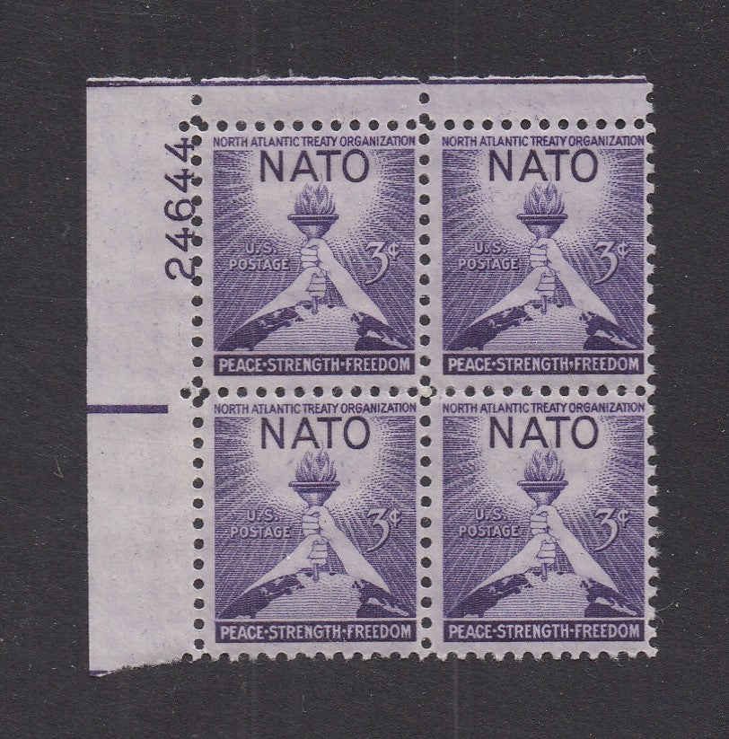 # 1008 (1952) NATO - PB, UL #24644, MNH