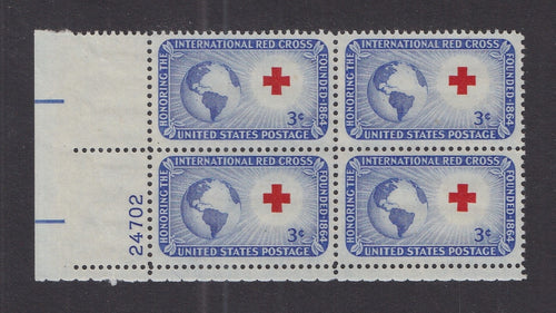 # 1016 (1952) Red Cross - PB, LL #24702, MNH