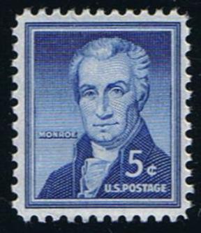 # 1038 (1954) Monroe, Dry - Sgl, MNH