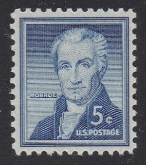 # 1038v (1954) Monroe, Dry, Hi-Brite - Sgl, MNH
