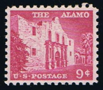 # 1043a (1956) Alamo, Dark Rose Lilac - Sgl, MNH
