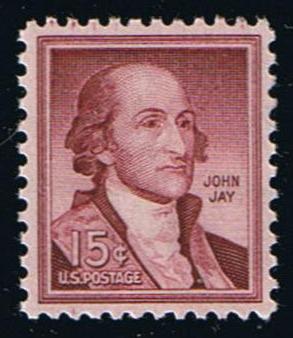 # 1046a (1966) John Jay, Tagged - Sgl, MNH