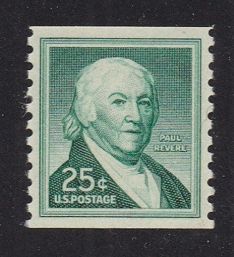 # 1059A (1965) Revere, Dry Print, SG - Coil sgl, XF MNH