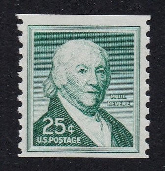 # 1059A (1980) Revere, Dry Print, DG, Tag - Coil sgl, MNH