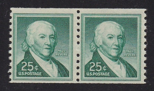 # 1059Ab (1973) Revere, Dry Print, SG, Tagged - Coil pr, MNH
