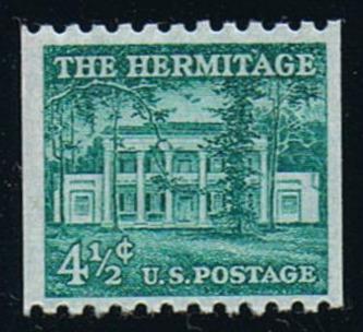 # 1059 (1959) The Hermitage, Dry Print, Lg Holes - Coil sgl, MNH