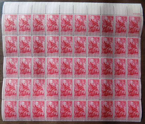 # 1073 (1956) Franklin - Pane, MNH