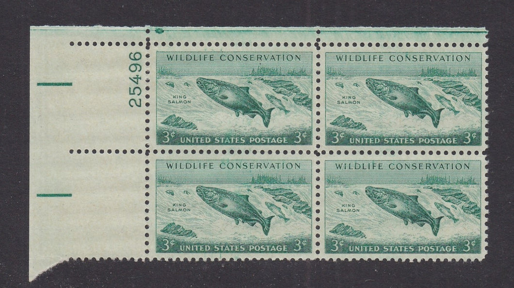 # 1079 (1956) King Salmon - PB, UL #25496, MNH