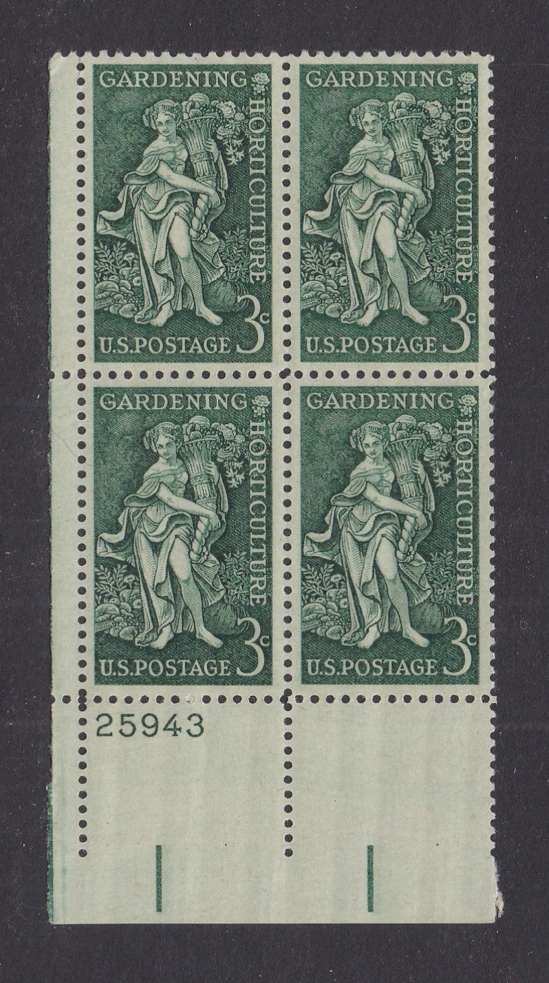 # 1100 (1958) Gardening / Horticulture - PB, LL #25943, XF MNH