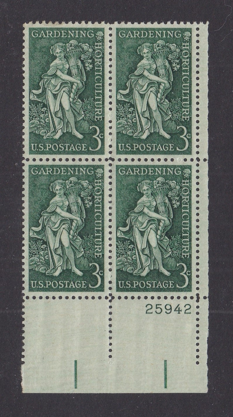 # 1100 (1958) Gardening / Horticulture - PB, LR #25942, XF MNH
