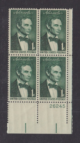 # 1113 (1959) Lincoln - PB, LR #26245, MNH