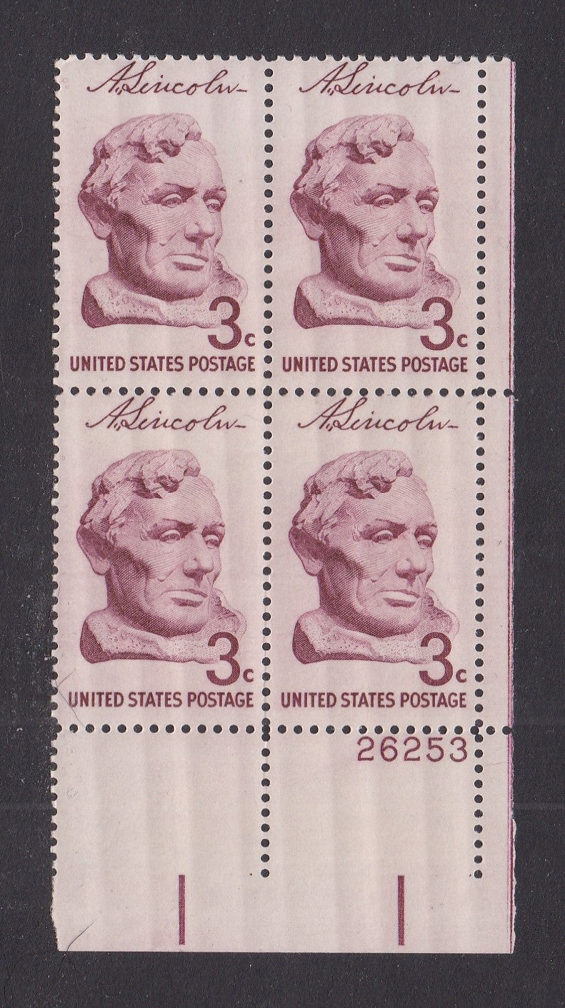 # 1114 (1959) Lincoln - PB, LR #26253, MNH
