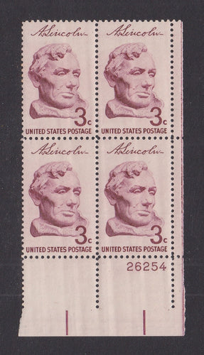 # 1114 (1959) Lincoln - PB, LR #26254, MNH