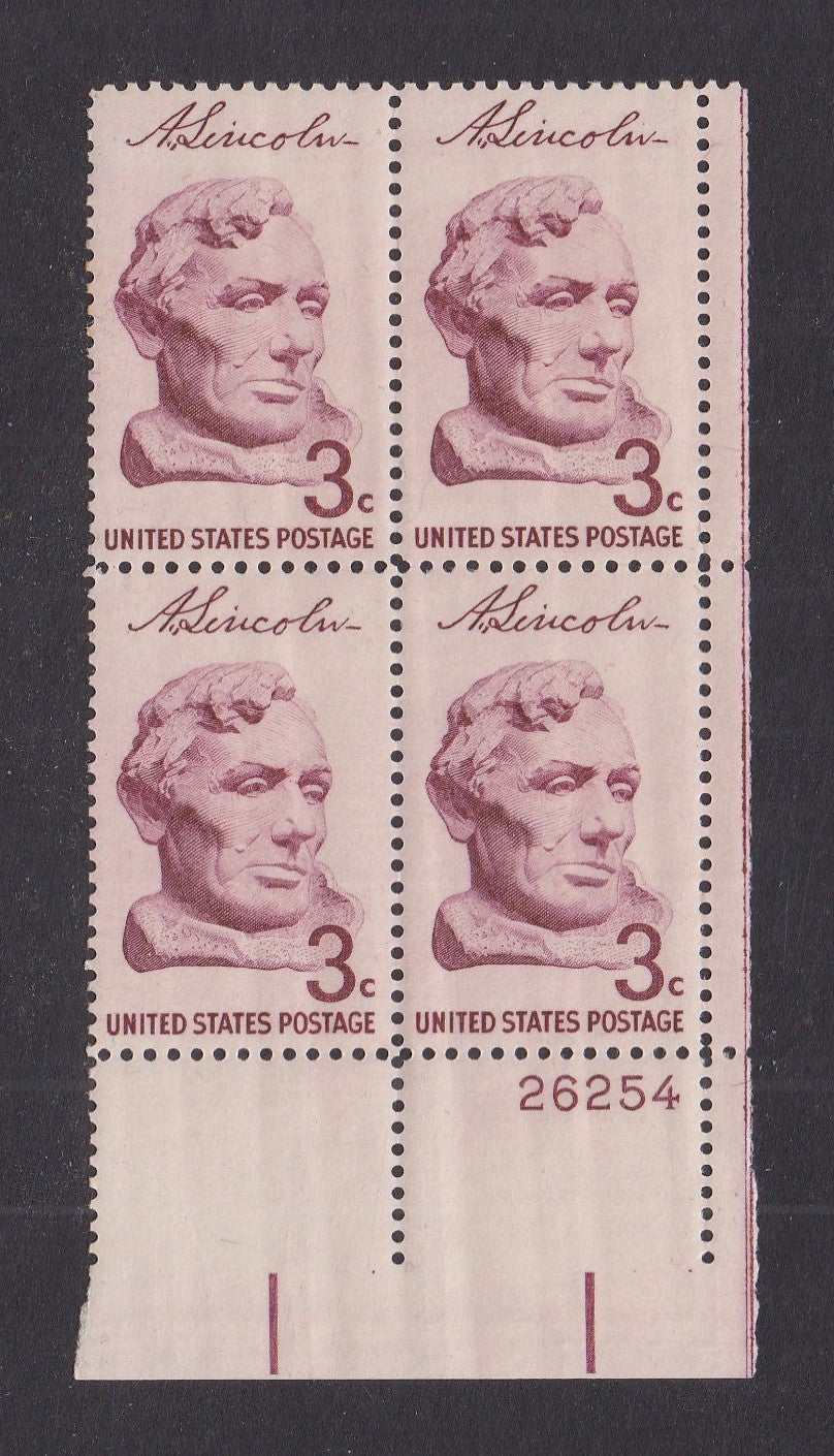 # 1114 (1959) Lincoln - PB, LR #26254, MNH