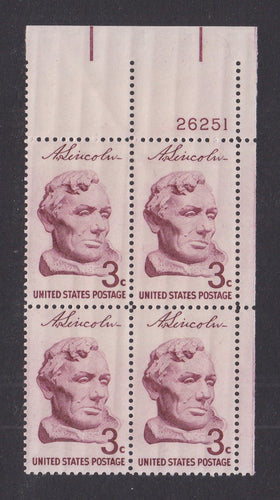 # 1114 (1959) Lincoln - PB, UR #26251, MNH