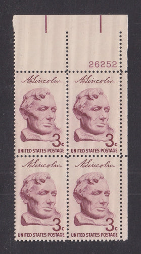 # 1114 (1959) Lincoln - PB, UR #26252, MNH