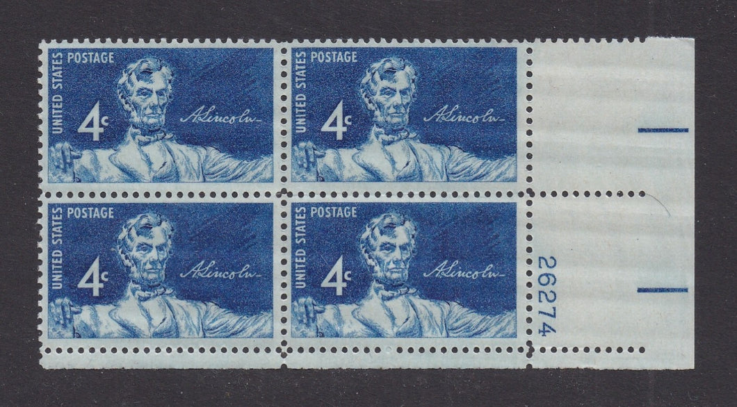 # 1116 (1959) Lincoln - PB, LR #26274, MNH