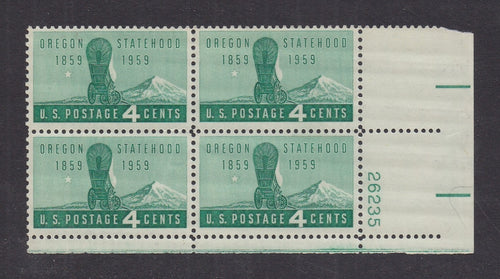 # 1124 (1959) Oregon - PB, LR #26235, MNH