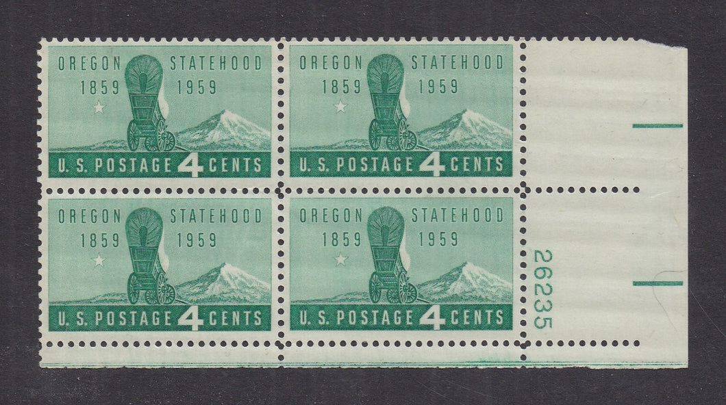 # 1124 (1959) Oregon - PB, LR #26235, MNH