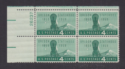 # 1124 (1959) Oregon - PB, UL #26237, MNH