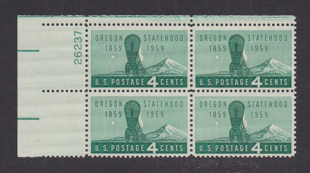 # 1124 (1959) Oregon - PB, UL #26237, MNH