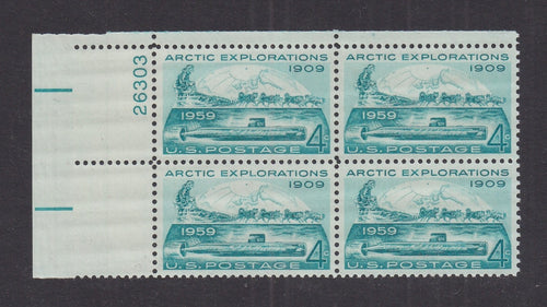 # 1128 (1959) Arctic Exploration - PB, UL #26303, MNH
