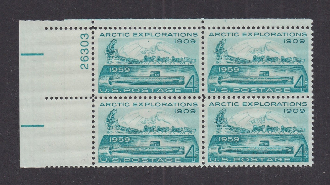 # 1128 (1959) Arctic Exploration - PB, UL #26303, MNH