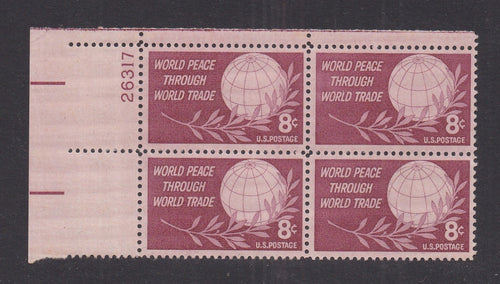 # 1129 (1959) Peace - PB, UL #26317, MNH