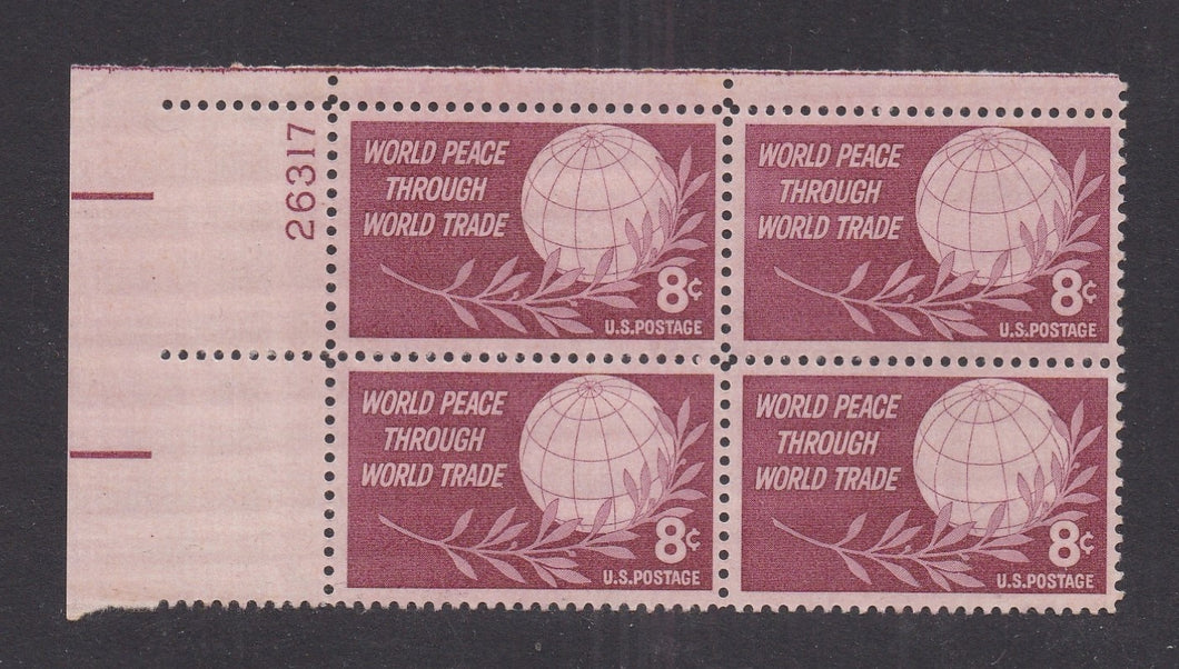 # 1129 (1959) Peace - PB, UL #26317, MNH